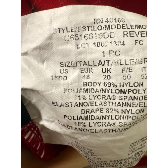 Miraclesuit DD-Cup Revele One Piece Grenadine Swimsuit Size 18DD - Picture 8 of 11